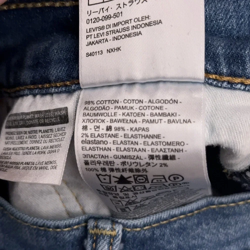 Levi's 541 Jeans Men's 31x30 Blue Athletic Taper Medium Wash Denim Stretch Faded